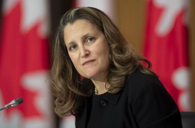 Liberals will deliver a long-awaited update on the health of federal finances on Nov. 30: Chrystia Freeland - https://cdn.connectfm.ca/07247683-809F-4633-A2EB-3C772860B56D_Story920594_1330971.jpg