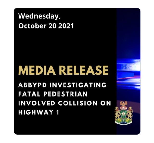Pedestrian killed in crash near Abbotsford - https://cdn.connectfm.ca/098D938F-DBCC-4683-A9CA-428D1E5DDD34_Story1468068_2121973.jpg