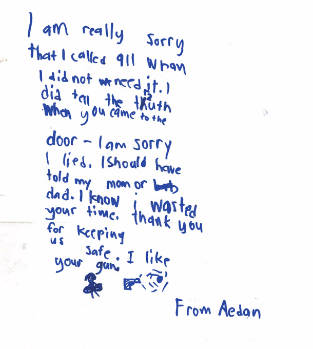 North Van RCMP shares child's apology letter after mistaken 911 call - https://cdn.connectfm.ca/0DFB14D3-2D00-4792-91E4-ED2F4AFE432B_Story2339246_3237965.png