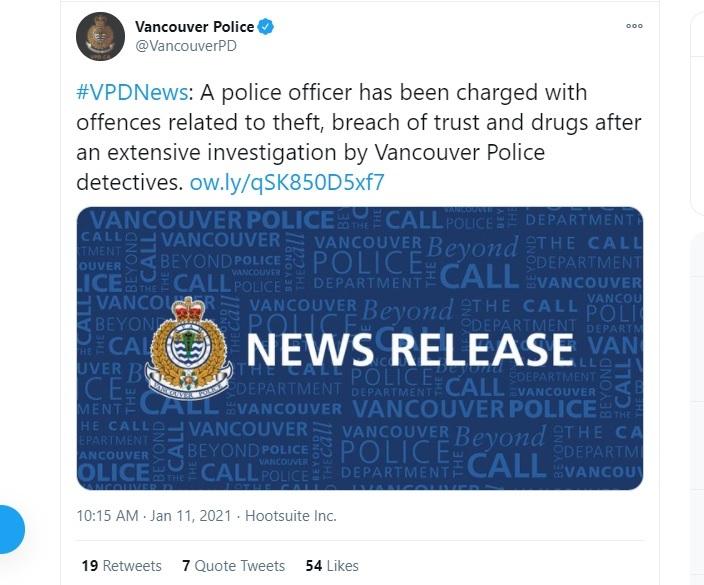 vancouver-police-officer-suspended-facing-charges-of-theft-breach-of-trust-and-drug-possession