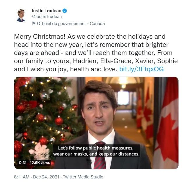 pm-trudeau-wishes-merry-christmas-to-canadians-says-today-we-look-back-on-the-challenges-of-this-past-year-and-reflect-on-the-progress-we-have-made