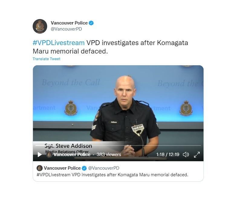 vancouver-police-investigating-vandalism-at-memorial-as-possible-hate-crime