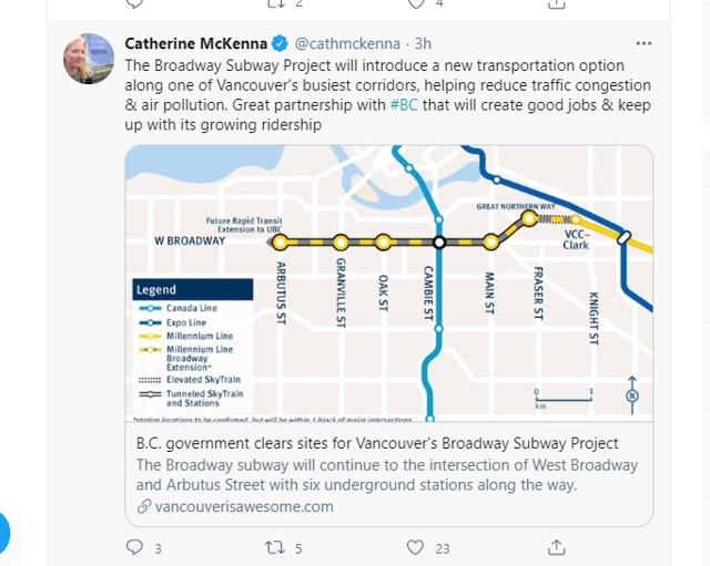 Sites being cleared to make way for the 2.83 billion dollar Broadway subway project in Vancouver - https://cdn.connectfm.ca/6C1F5396-1FBD-4152-9211-94A6C9CF1E86_Story1030709_1494166.jpg