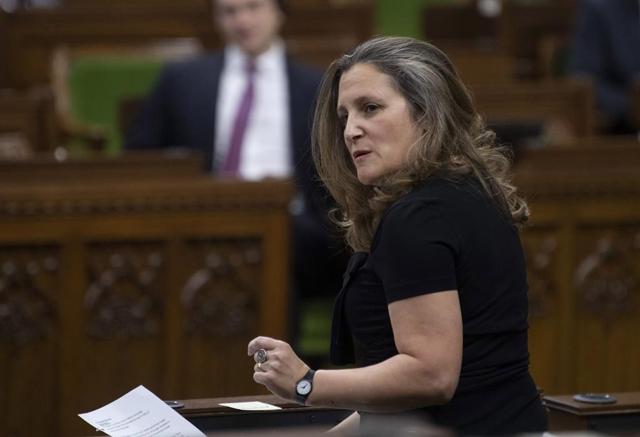 Freeland appeals to Tories to hurry passage of COVID-19 relief bill - https://cdn.connectfm.ca/6E675773-4E3B-4C24-A253-2F5E3645D0BD_Story1051230_1523627.jpg