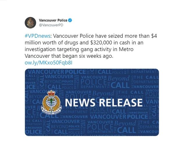 Vancouver Police project targets gang activity - https://cdn.connectfm.ca/6E8041FD-C325-4D4C-9DE4-59FD110C9661_Story1281053_1860877.jpg