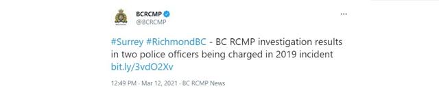 Two RCMP officers in Metro Vancouver face charges of assault - https://cdn.connectfm.ca/8273ED59-D36C-48EE-9781-414561D65E39_Story1091410_1583180.jpg
