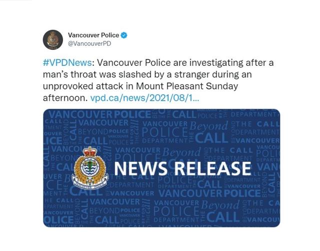 VPD seeks witnesses after man’s throat slashed by stranger - https://cdn.connectfm.ca/9174F5C4-788B-4D12-91A5-CB2B3E36A479_Story1354732_1958420.jpg