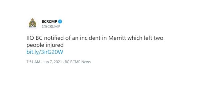 Man, child hurt, probe begins after police-involved shooting near Merritt, B.C. - https://cdn.connectfm.ca/A32E4B4B-39F3-48E9-A5A2-B7936536FF51_Story1236351_1790100.jpg