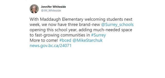 Maddaugh Elementary: third new Surrey school to open this year - https://cdn.connectfm.ca/A9CD6AE4-6E72-4CBF-9D05-FE2D1EE4CEC8_Story1115502_1617147.jpg