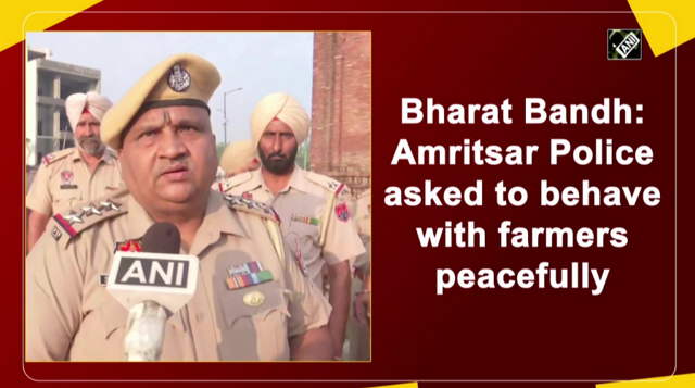 Bharat Bandh: Amritsar Police asked to behave with farmers peacefully - https://cdn.connectfm.ca/ASR.png