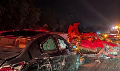 33-year-old-woman-arrested-after-multi-vehicle-crash-on-highway-1-in-abbotsford