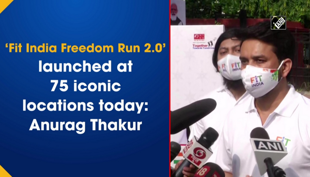 'Fit India Freedom Run 2.0' launched at 75 iconic locations today: Anurag Thakur - https://cdn.connectfm.ca/Anurag-Thakur-Run-2.0.png