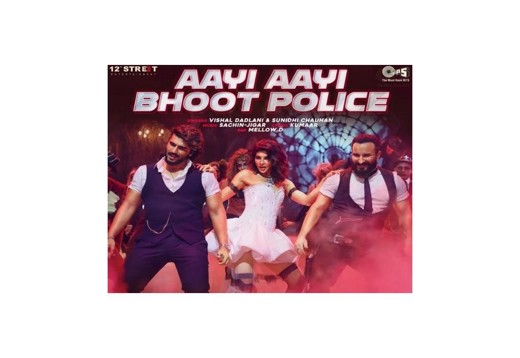 arjun-kapoor-saif-ali-khan-starrer-bhoot-police-drops-first-song-aayi-aayi-bhoot-police