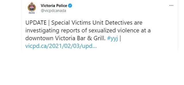 Victoria Police Department gratified by the response to a call for information about sexualized violence - https://cdn.connectfm.ca/B1B51D44-3355-419D-AA30-C9E1F3A8FC7C_Story1032578_1497156.jpg