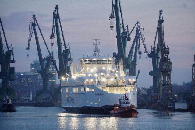 BC Ferries' Salish Heron is on the horizon - https://cdn.connectfm.ca/B1F8F602-BB7E-4DE6-8EE5-96BFC2DC9A2F_Story1691148_2436926.jpg