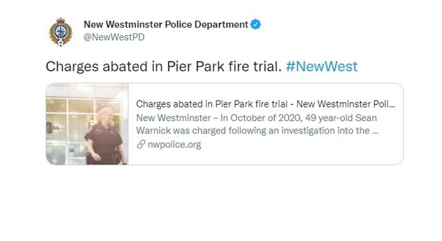 Court case against a New Westminster man accused of arson has been ended by his death - https://cdn.connectfm.ca/BA71D99A-DD17-4FC5-B02A-0C1841AA6F63_Story1208412_1750799.jpg