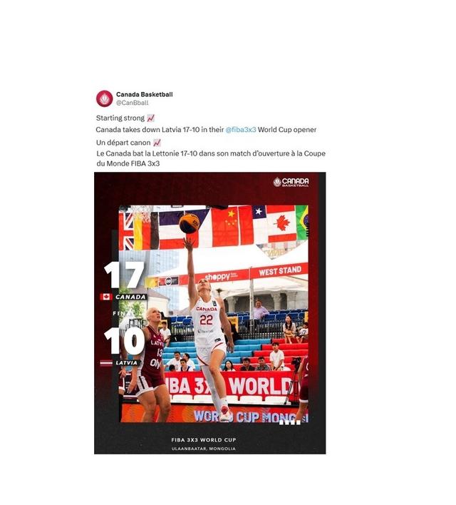 Canada's 3x3 Women begin the World Cup with back-to-back wins - https://cdn.connectfm.ca/Canada-Basketball-X2_2025-06-23-234627_iuab.jpg