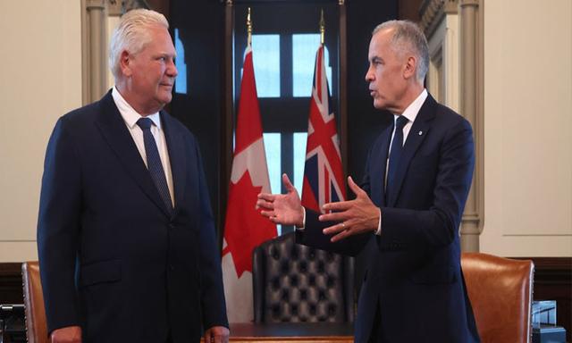 Carney to Brief Premier Ford on Ongoing U.S. Trade Negotiations - https://cdn.connectfm.ca/Carney-doug-ford.jpg