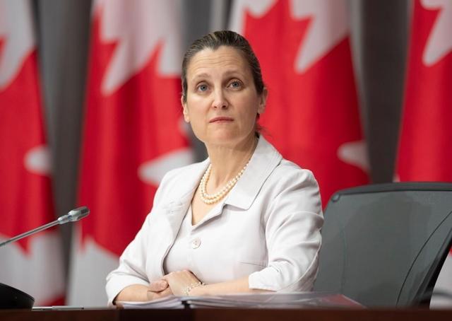 Chrystia Freeland fined for speeding on an Alberta highway - https://cdn.connectfm.ca/Chrystia-Freeland-4.jpg