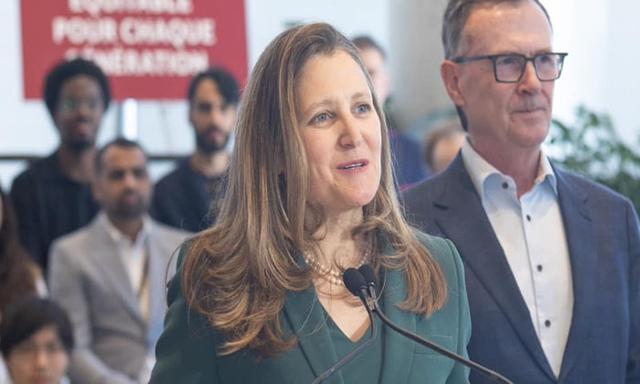 Freeland to present federal budget today after teasing much of it in recent weeks - https://cdn.connectfm.ca/Chrystia-Freeland_2024-04-16-140540_pxmz.jpg