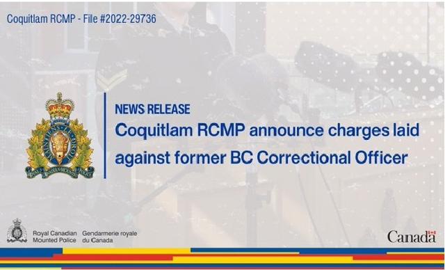Former Correctional Officer from Abbotsford Charged in Coquitlam RCMP Breach of Trust Investigation - https://cdn.connectfm.ca/Coquitlam-RCMP_2025-10-24-133720_wcuk.jpg