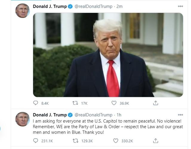 1 person shot as Trump backers storm Capitol - https://cdn.connectfm.ca/D3A6586D-8F3F-4210-B361-8A2204AAD893_Story984518_1425897.jpg