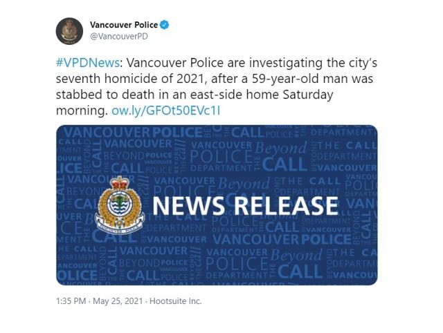 VPD investigates after man killed in Collingwood stabbing - https://cdn.connectfm.ca/E1D190E3-B9ED-4D1B-BE22-14C817785733_Story1214318_1759962.jpg