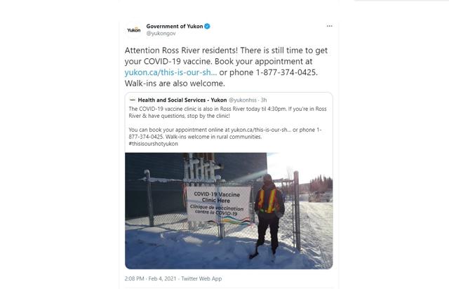 Nearly 10,000 people have received a COVID-19 shot in Yukon, but Dr. Hanley says restrictions could remain, even after everyone is immunized - https://cdn.connectfm.ca/F257D782-48C8-49DE-9A49-9327E2B1D0ED_Story1032577_1497146.jpg