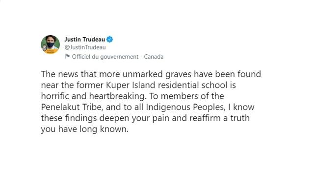 More than 160 unmarked graves found at site of a former residential school on Vancouver Island - https://cdn.connectfm.ca/FD533320-A039-4C1B-9CFB-960DD476934B_Story1298588_1878200.jpg