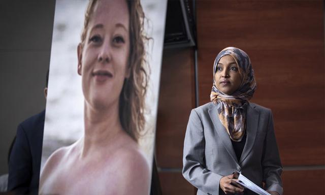 Man detained after spraying substance at Rep. Ilhan Omar town hall in Minneapolis - https://cdn.connectfm.ca/Ilhan-Omar.jpg