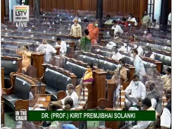 lok-sabha-adjourned-till-2-pm-amid-uproar-by-opposition-parties