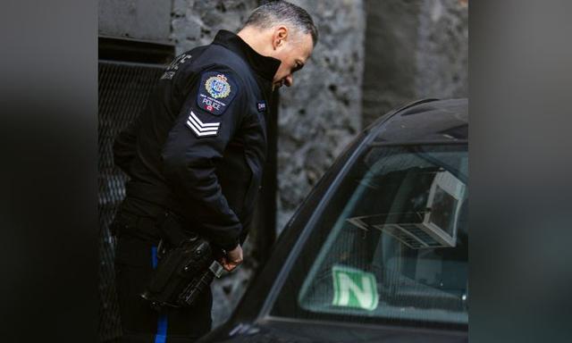 New Westminster police respond to three pedestrian collisions in three days - https://cdn.connectfm.ca/Officers-respond.jpg