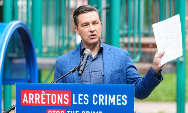 Poilievre calls for tariffs on Chinese-made EVs, solar panels, batteries and steel - https://cdn.connectfm.ca/Poilievre_2024-08-09-161710_hxrs.jpg