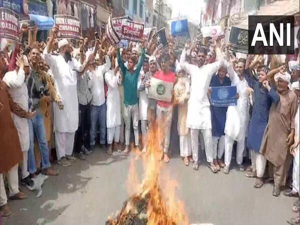 Protests erupt in various parts of Punjab over Nupur Sharma, Naveen Jindal's controversial remarks - https://cdn.connectfm.ca/Protests-erupt-in-various-parts-of-Punjab_ANI.jpg