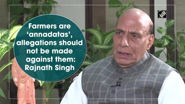 Farmers are 'annadatas', allegations should not be made against them: Rajnath Singh - https://cdn.connectfm.ca/Rajnath-Singh.jpg