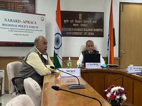 New farm laws revolutionary, will enhance farmers' economy, says Tomar - https://cdn.connectfm.ca/Tomar-NABARD.jpg