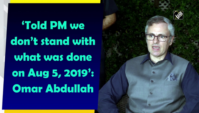 'Told PM we don't stand with what was done on Aug 5, 2019': Omar Abdullah - https://cdn.connectfm.ca/Umar-Abdullah.png