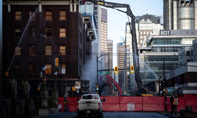 Vancouver heritage building demolished over risk of collapse - https://cdn.connectfm.ca/Vancouver-heritage-building.jpg