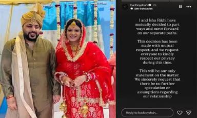 rapper-badshah-and-punjabi-actress-isha-rikhi-separate-after-just-five-months-of-marriage