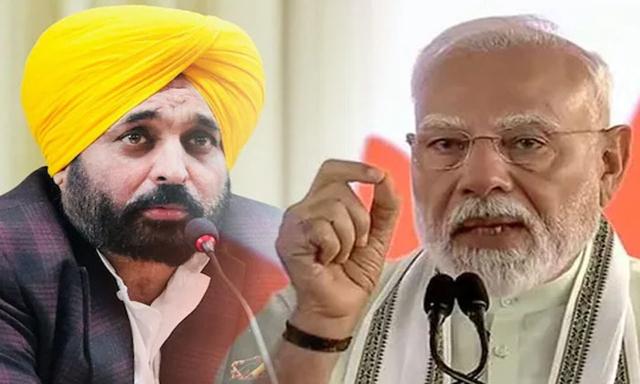 Central Government to Recover Losses from Punjab Due to Protest Disruptions - https://cdn.connectfm.ca/bhagwant-maan-narider-modi.jpg