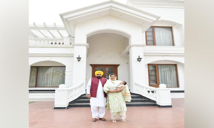 chief-minister-bhagwant-mann-camped-in-his-new-residence-at-jalandhar