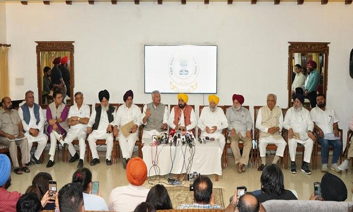 decision-taken-not-to-provide-additional-water-to-haryana-in-all-party-meeting-chaired-by-chief-minister