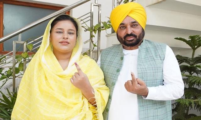 Lok Sabha Election 2024 : Punjab CM Bhagwant Mann casts vote - https://cdn.connectfm.ca/bhagwant.jpg