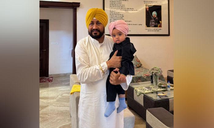 former-cm-charanjit-singh-channi-celebrates-sidhu-juniors-birthday