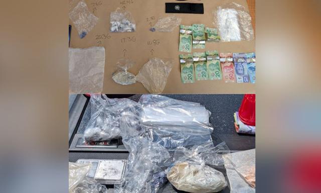 Abbotsford police seize fentanyl during patrol investigation on South Fraser Way - https://cdn.connectfm.ca/fentanyl-cash.jpg