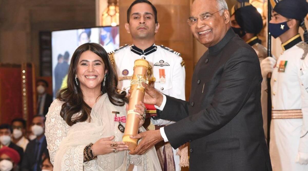 ekta-kapoor-receives-prestigious-padma-shri-award