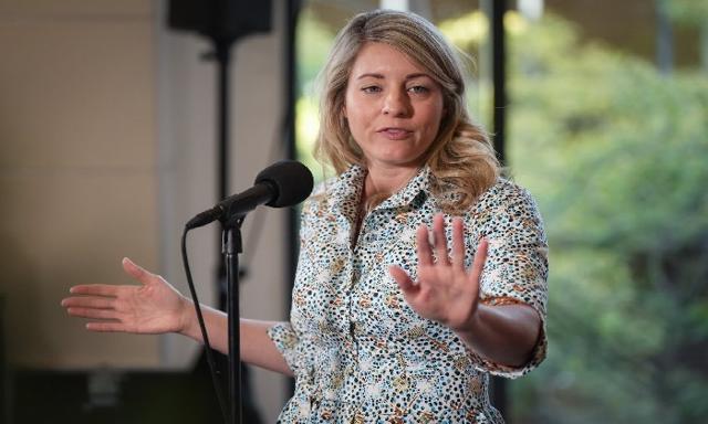 Joly says Canada bars any Canadian-made arms from reaching Gaza - https://cdn.connectfm.ca/joly_2024-09-11-130537_zjlo.jpg