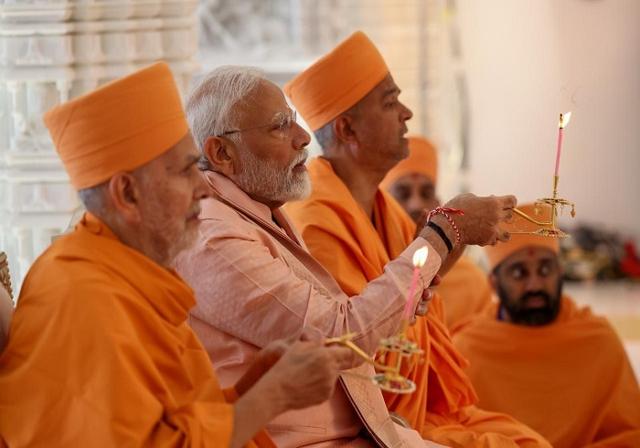 Prime Minister Modi inaugurated the first Hindu temple in Abu Dhabi - https://cdn.connectfm.ca/modi_2024-02-14-162939_ymyb.jpg
