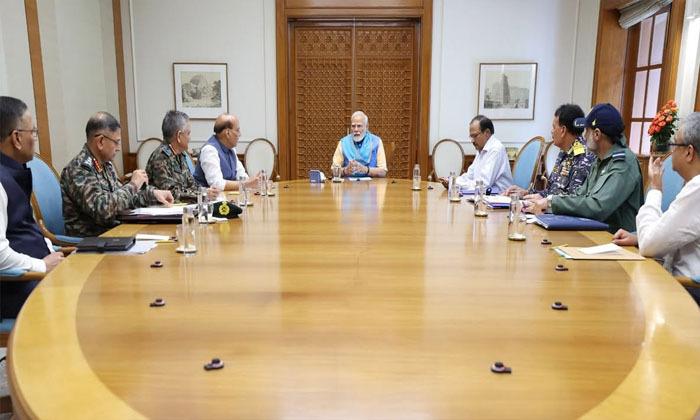 pm-modi-holds-meeting-with-cds-and-three-service-chiefs