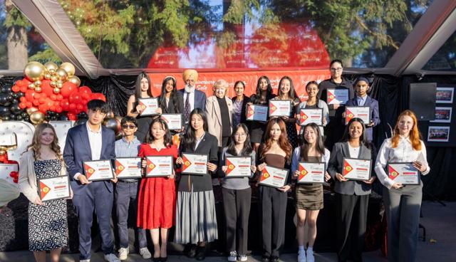 Basant Motors present scholarships worth $34,000 to students - https://cdn.connectfm.ca/receipents_2025-10-07-000934_ysjq.jpg